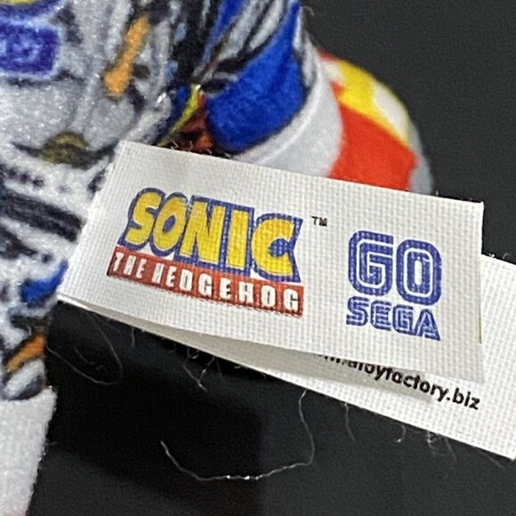 Toy Factory Sega Sonic the Hedgehog Plush 6" Sticker Bomb Stuffed Animal - Picture 6 of 6